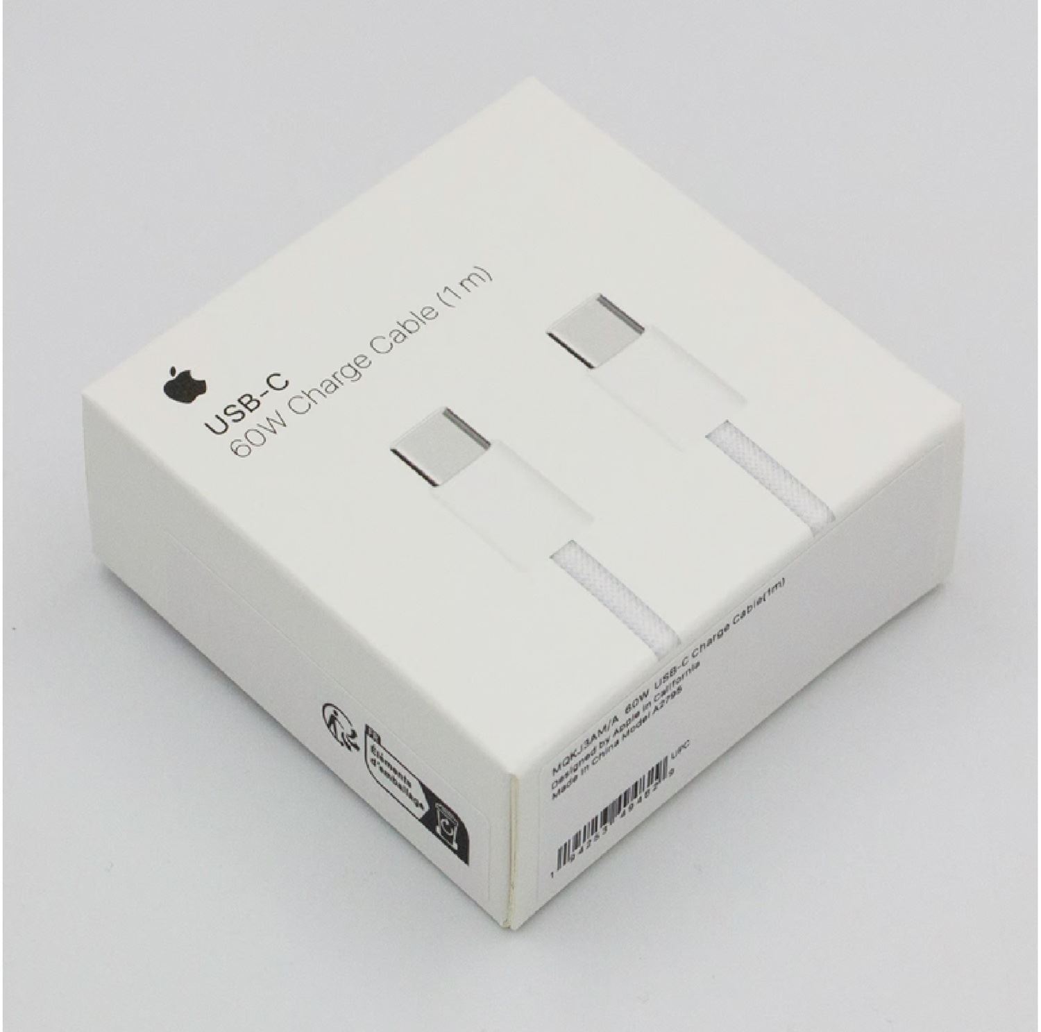 CABLE DE CARGA RAPIDA DISEÑO TEJIDO TRENZADO USB-C A USB-C DE 60 W APPLE (1 M)